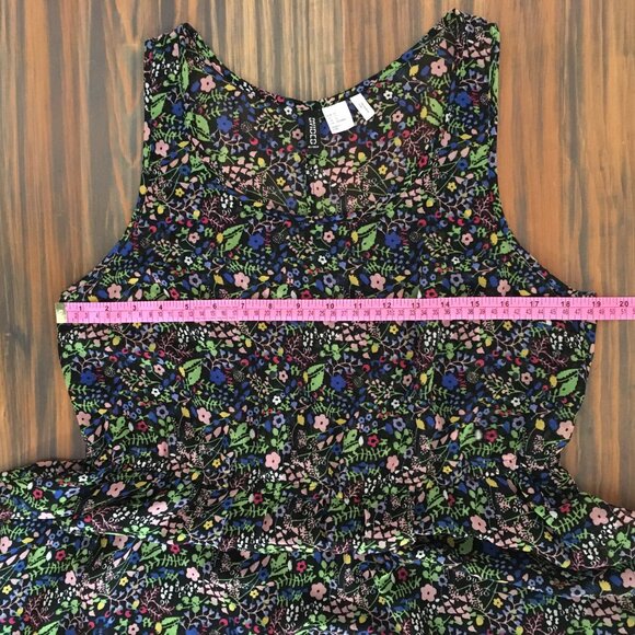 [Divided by H&M] Sheer Floral Scoop Neck Sundress | 12 | Good - Picture 5 of 11